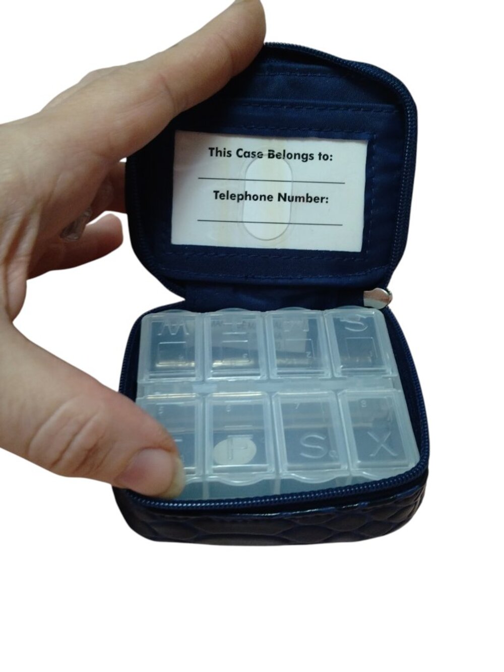 Daylogic Rite Aid Pill Box With Zip Around Case Set Of 2 Weekly Travel - Picture 5 of 6